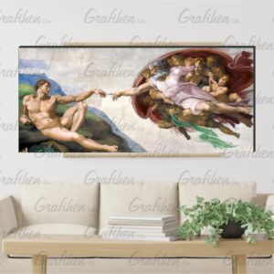 THE CREATION OF ADAM BY MICHEL ANGELO